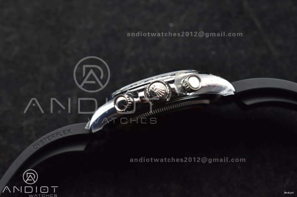 Best Daytona HighPerformance on V6 1:1 Dial SH4131 (Weighted) 811 Strap QF Gray Edition Oysterflex Black 126519 0815